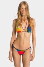 Summer Lovers Sunset Triangle Bikini Top/Bikni