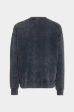 Loose Fit Raw Edge Crewneck