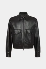 Chic Leather Blouson