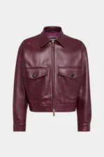 Chic Leather Blouson