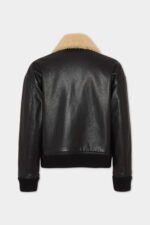 Leather Aviator Bomber