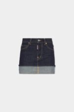 Dark Cimosa Denim Mini Skirt