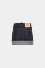 Dark Cimosa Denim Mini Skirt