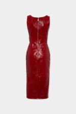 Glossy Leather Dress