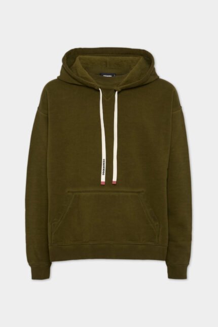 Relax Fit Logo Drawstring Hoodie