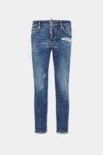 Medium Perfecto Wash Skater Jeans