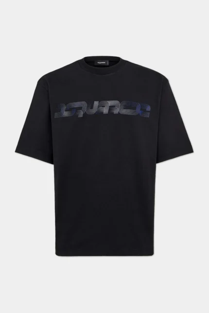 Loose Fit Raised Print T-Shirt