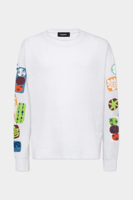 Summer Lovers Loose Fit Printed T-Shirt