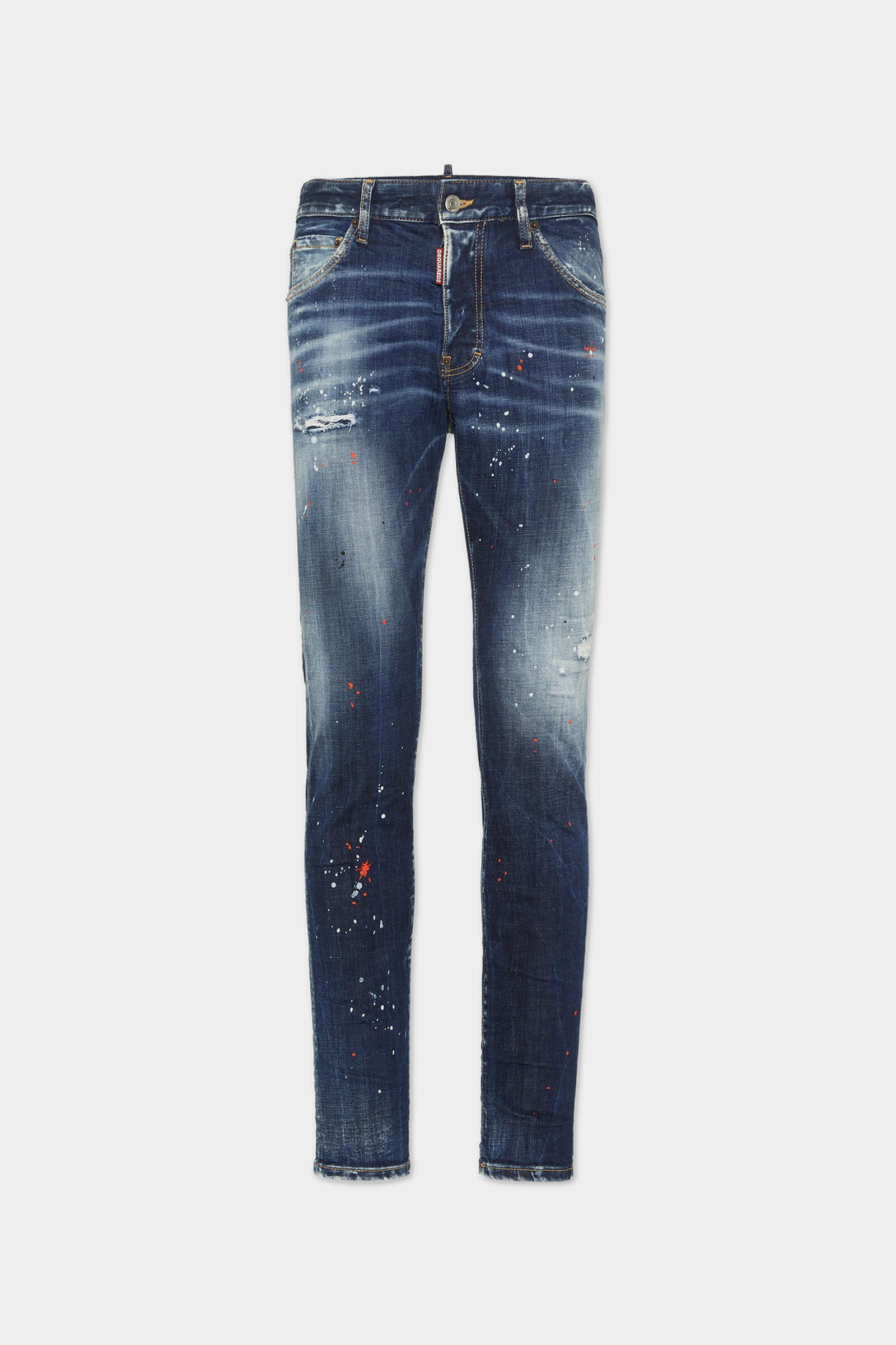 Medium Easy Red Spots Wash Cool Guy Jeans Medium Easy Red Spots Wash Cool Guy Jeans